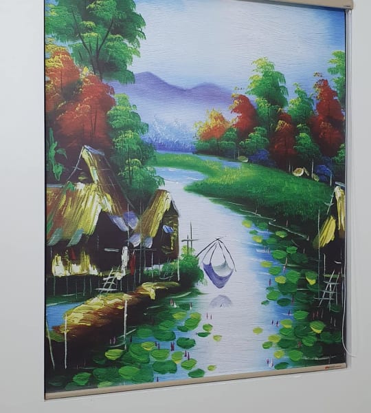 Rèm Cuốn Tranh Nghệ Thuật
