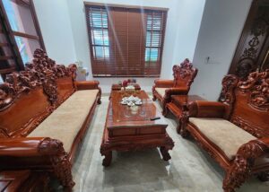 Làm Đệm Ghế Gỗ, Sofa Gỗ Theo Yêu Cầu Tại Mai Sơn, Sơn La – Đo Tại Nhà, Đúng Chuẩn