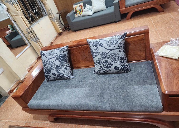 Nhận Làm Đệm Ghế Gỗ, Sofa Gỗ Theo Yêu Cầu Tại Chùa Hương